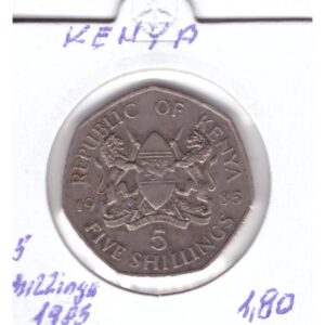 Mi-Kenya-5 Shillings 1985
