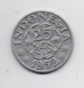 Mi-Indonesia-25 sen 1952