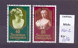 Z-Liechtenstein-Mich.č.741-742