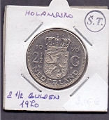 Mi-Netherland-2 1/2 Gulden1970