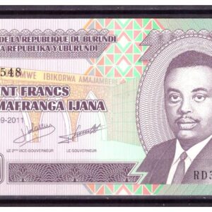 B-Burundi 100 Francs 2011,2024 UNC !