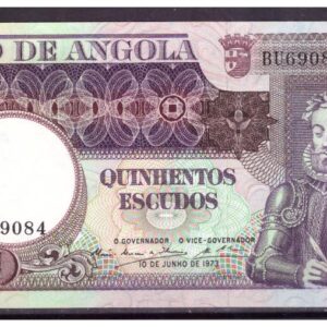 B-Angola /Portugalska/-500 Escudos 1973 UNC